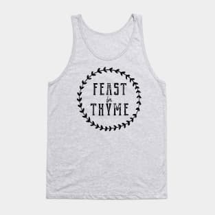 Feast In Thyme Leafy Logo Tank Top